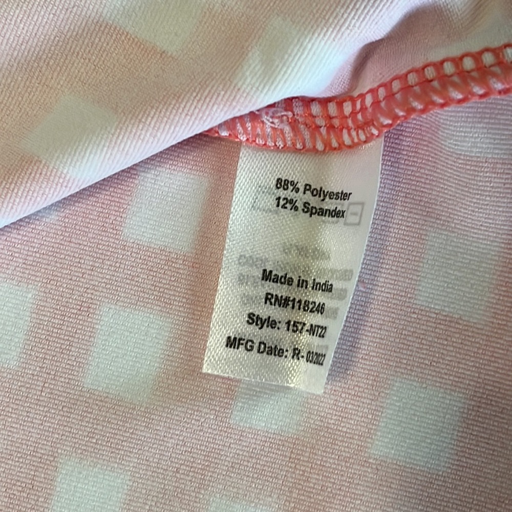 Cabana Life Nantucket Sleeveless Wicking Performance Zip Mock Neck Top NWT - Picture 9 of 9